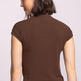 Nicolas Top - Brown-Casual Tops- Hometown Style HTS, women's in store and online boutique located in Ingersoll, Ontario