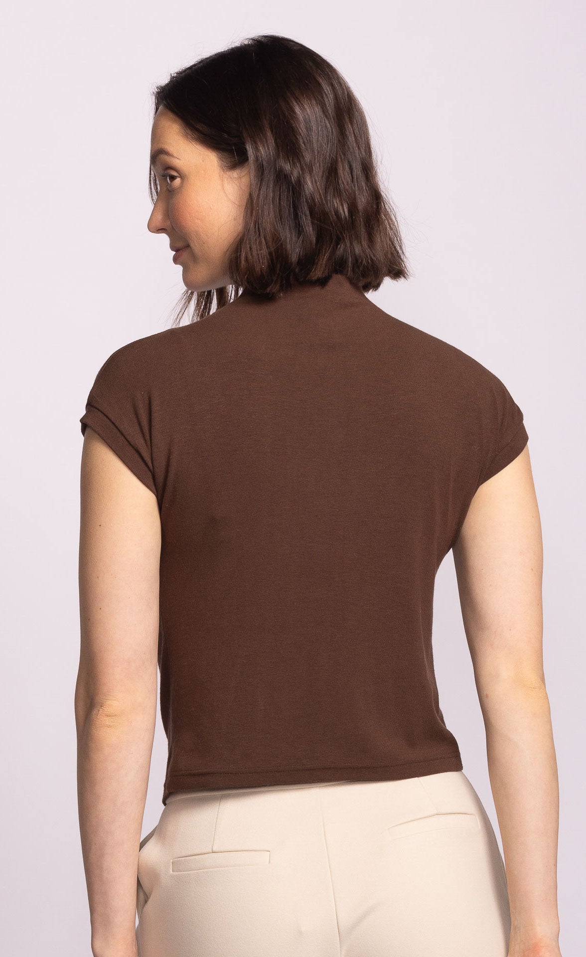 Nicolas Top - Brown-Casual Tops- Hometown Style HTS, women's in store and online boutique located in Ingersoll, Ontario