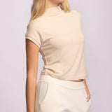 Nicolas Top - Beige-Casual Tops- Hometown Style HTS, women's in store and online boutique located in Ingersoll, Ontario