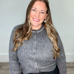 Roxy Cardigan - Grey Melange-cardigan- Hometown Style HTS, women's in store and online boutique located in Ingersoll, Ontario