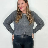 Roxy Cardigan - Grey Melange-cardigan- Hometown Style HTS, women's in store and online boutique located in Ingersoll, Ontario