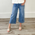 Straight Leg Denim Pants - Dark Denim-denim- Hometown Style HTS, women's in store and online boutique located in Ingersoll, Ontario
