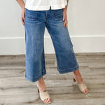 Straight Leg Denim Pants - Dark Denim-denim- Hometown Style HTS, women's in store and online boutique located in Ingersoll, Ontario