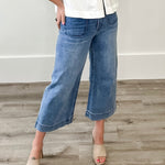 Straight Leg Denim Pants - Dark Denim-denim- Hometown Style HTS, women's in store and online boutique located in Ingersoll, Ontario