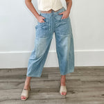 Front Tie Barrel-Pants- Hometown Style HTS, women's in store and online boutique located in Ingersoll, Ontario