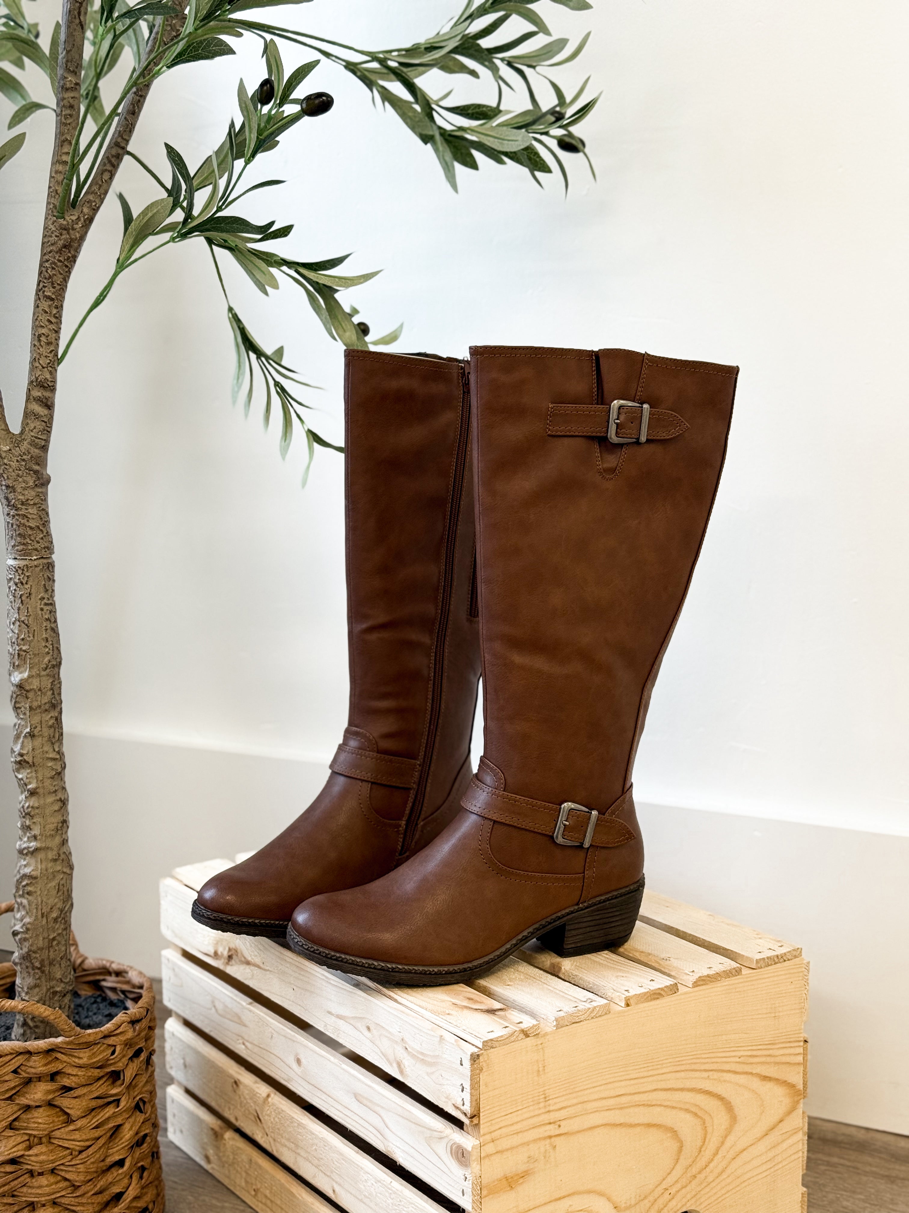 Aspen - Tan-boot- Hometown Style HTS, women's in store and online boutique located in Ingersoll, Ontario