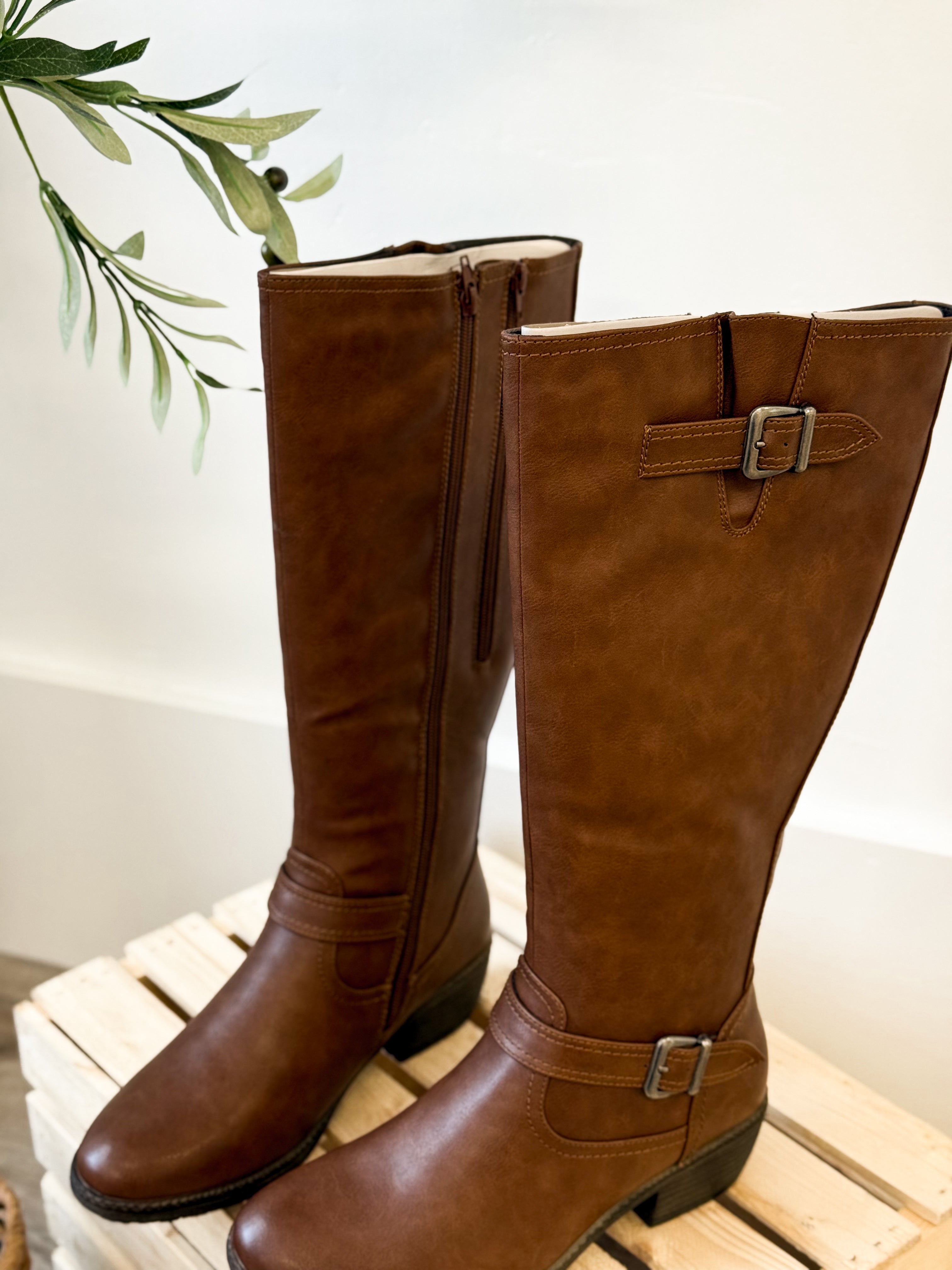 Aspen - Tan-boot- Hometown Style HTS, women's in store and online boutique located in Ingersoll, Ontario