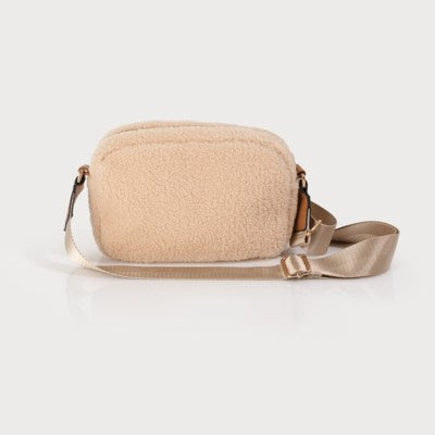 Small Sherpa Handbag with Adjustable Strap-Handbag & Wallet Accessories- Hometown Style HTS, women's in store and online boutique located in Ingersoll, Ontario