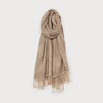 Large Silky Scarf with Fringes-Accessories- Hometown Style HTS, women's in store and online boutique located in Ingersoll, Ontario