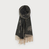 Large Silky Scarf with Fringes-Accessories- Hometown Style HTS, women's in store and online boutique located in Ingersoll, Ontario