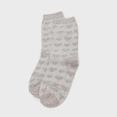Embossed Heart Socks-gift- Hometown Style HTS, women's in store and online boutique located in Ingersoll, Ontario