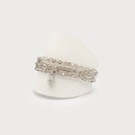 Three Rows Glass Beads Bracelet-Accessories- Hometown Style HTS, women's in store and online boutique located in Ingersoll, Ontario