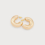Medium Chunky Hoops-Accessories- Hometown Style HTS, women's in store and online boutique located in Ingersoll, Ontario