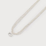 Multi Chains with Crystal Pendant-Accessories- Hometown Style HTS, women's in store and online boutique located in Ingersoll, Ontario