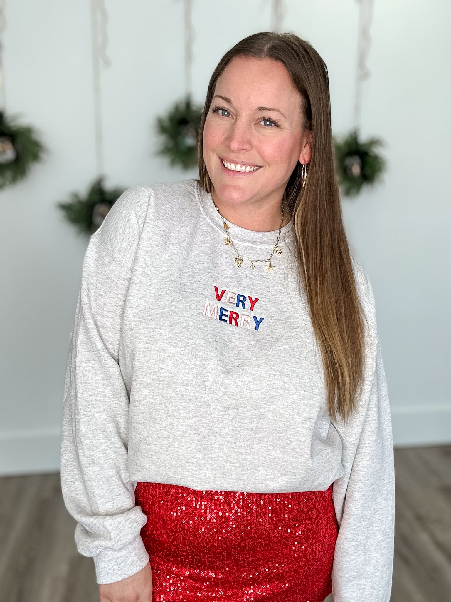 Very Merry-Casual Tops- Hometown Style HTS, women's in store and online boutique located in Ingersoll, Ontario