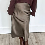 Lotte Skirt - Morel-skirt- Hometown Style HTS, women's in store and online boutique located in Ingersoll, Ontario