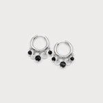 Hoops with Metal Discs and Glass Beads-Accessories- Hometown Style HTS, women's in store and online boutique located in Ingersoll, Ontario