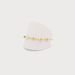 Adjustable Metal and Imitation Shell Bracelet-Accessories- Hometown Style HTS, women's in store and online boutique located in Ingersoll, Ontario