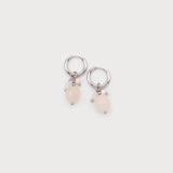 Hoops with Metal Discs and Glass Beads-Accessories- Hometown Style HTS, women's in store and online boutique located in Ingersoll, Ontario