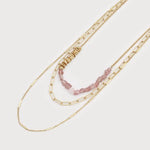 Three Layers Necklace with Fine Chains-Accessories- Hometown Style HTS, women's in store and online boutique located in Ingersoll, Ontario