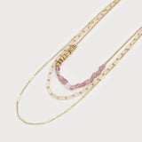 Three Layers Necklace with Fine Chains-Accessories- Hometown Style HTS, women's in store and online boutique located in Ingersoll, Ontario