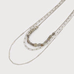 Three Layers Necklace with Fine Chains-Accessories- Hometown Style HTS, women's in store and online boutique located in Ingersoll, Ontario