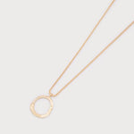 Hammered Ring on Chain-Accessories- Hometown Style HTS, women's in store and online boutique located in Ingersoll, Ontario