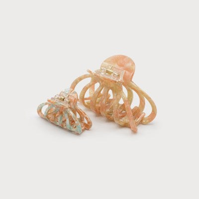 Two Size Clips - Pattern and Colour-Accessories- Hometown Style HTS, women's in store and online boutique located in Ingersoll, Ontario