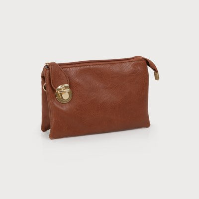 Crossbody Bag with Multi Pockets and Removable Adjustable Strap and Wristlet-Accessories- Hometown Style HTS, women's in store and online boutique located in Ingersoll, Ontario