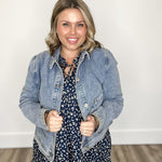 Denim Jacket-Coats & Jackets- Hometown Style HTS, women's in store and online boutique located in Ingersoll, Ontario