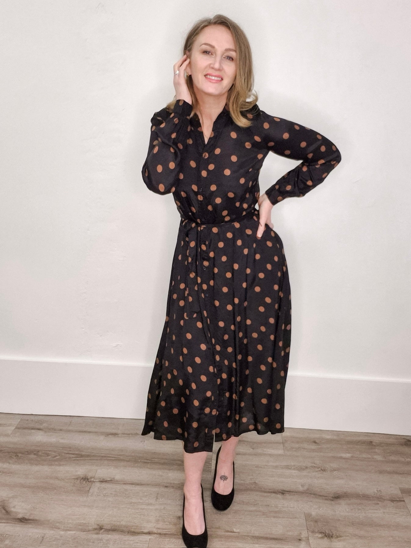 Oline Dress - Black-Dress- Hometown Style HTS, women's in store and online boutique located in Ingersoll, Ontario