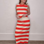 Stripe Set - Punch-Casual Dresses- Hometown Style HTS, women's in store and online boutique located in Ingersoll, Ontario