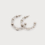 Hoops with Glass Beads-Accessories- Hometown Style HTS, women's in store and online boutique located in Ingersoll, Ontario