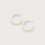 Paper Hoops on Metal Frame-Accessories- Hometown Style HTS, women's in store and online boutique located in Ingersoll, Ontario
