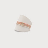 Set of Pink/ White Bracelets-Accessories- Hometown Style HTS, women's in store and online boutique located in Ingersoll, Ontario