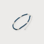 Anklet with Polymer Clay, Glass & Metal Beads-Accessories- Hometown Style HTS, women's in store and online boutique located in Ingersoll, Ontario