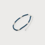 Anklet with Polymer Clay, Glass & Metal Beads-Accessories- Hometown Style HTS, women's in store and online boutique located in Ingersoll, Ontario