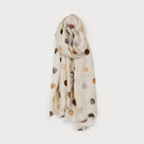 Lightweight Multi Dots Print Scarf-Accessories- Hometown Style HTS, women's in store and online boutique located in Ingersoll, Ontario