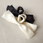 Black Bow Hair Claws-hair clip- Hometown Style HTS, women's in store and online boutique located in Ingersoll, Ontario