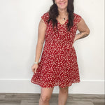 Milan - Red-Casual Dresses- Hometown Style HTS, women's in store and online boutique located in Ingersoll, Ontario
