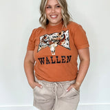 Wallen Floral Bull Comfort Tee-graphic tee- Hometown Style HTS, women's in store and online boutique located in Ingersoll, Ontario
