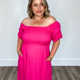 Stassi Dress - Pink-Dress- Hometown Style HTS, women's in store and online boutique located in Ingersoll, Ontario