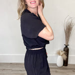 Cropped Airflow Top - Black-Tops- Hometown Style HTS, women's in store and online boutique located in Ingersoll, Ontario