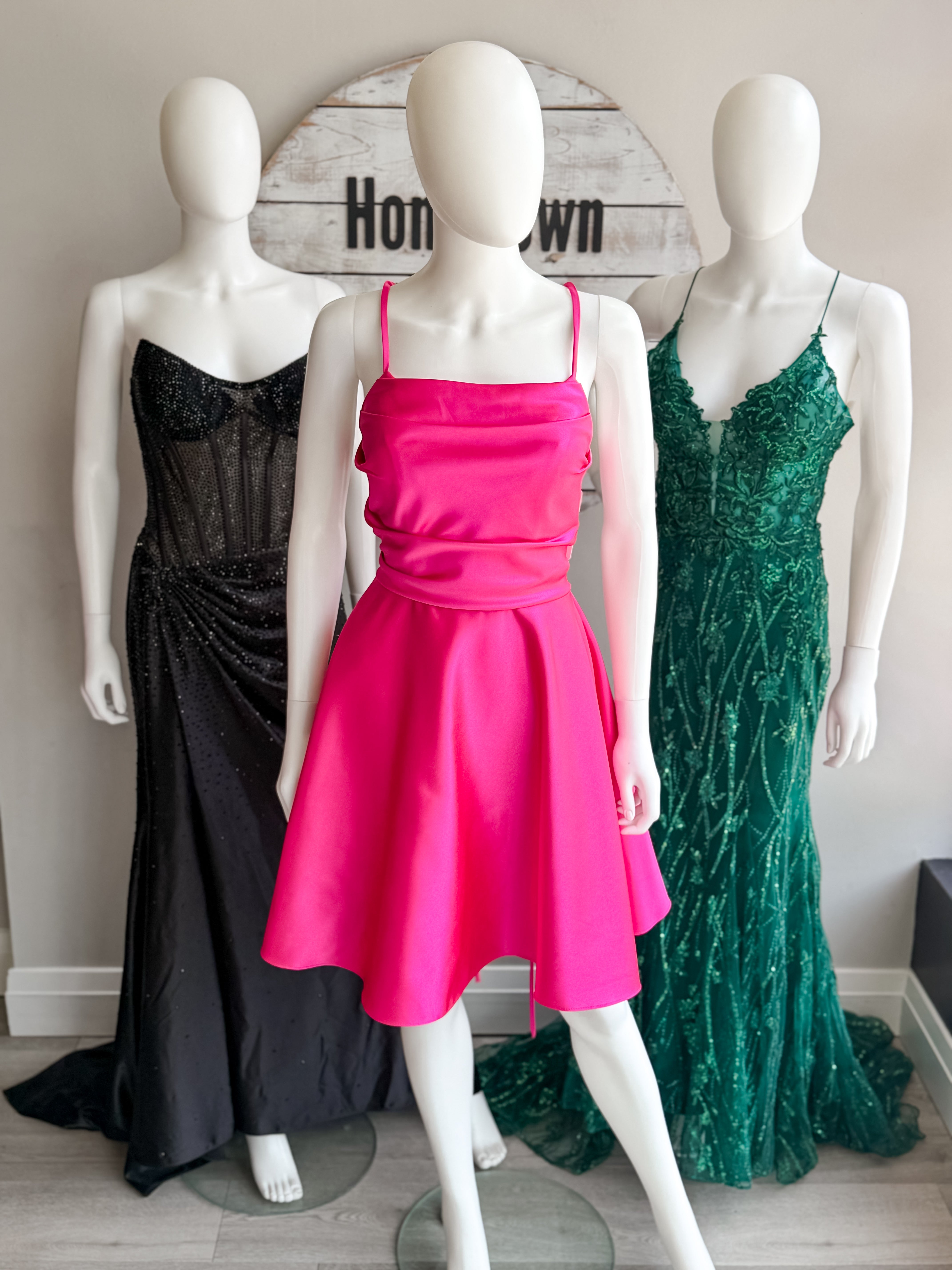 open lace back dress Grad and Prom Dress Consignment Shop – Hometown Style Inc