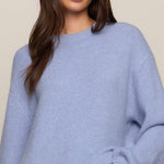 CHILL MODE SWEATER - Crystal Blue-Sweaters and Cardigans- Hometown Style HTS, women's in store and online boutique located in Ingersoll, Ontario