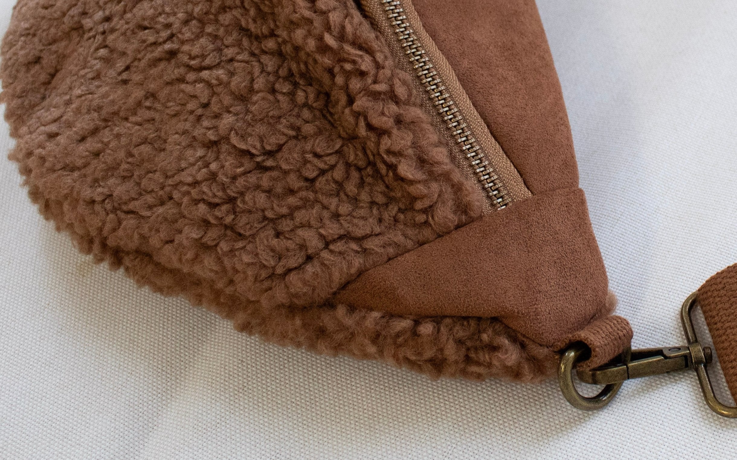 Sherpa Sling Bag - Taupe-purse- Hometown Style HTS, women's in store and online boutique located in Ingersoll, Ontario