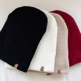 Double Layer Solid Beanie-Hat- Hometown Style HTS, women's in store and online boutique located in Ingersoll, Ontario