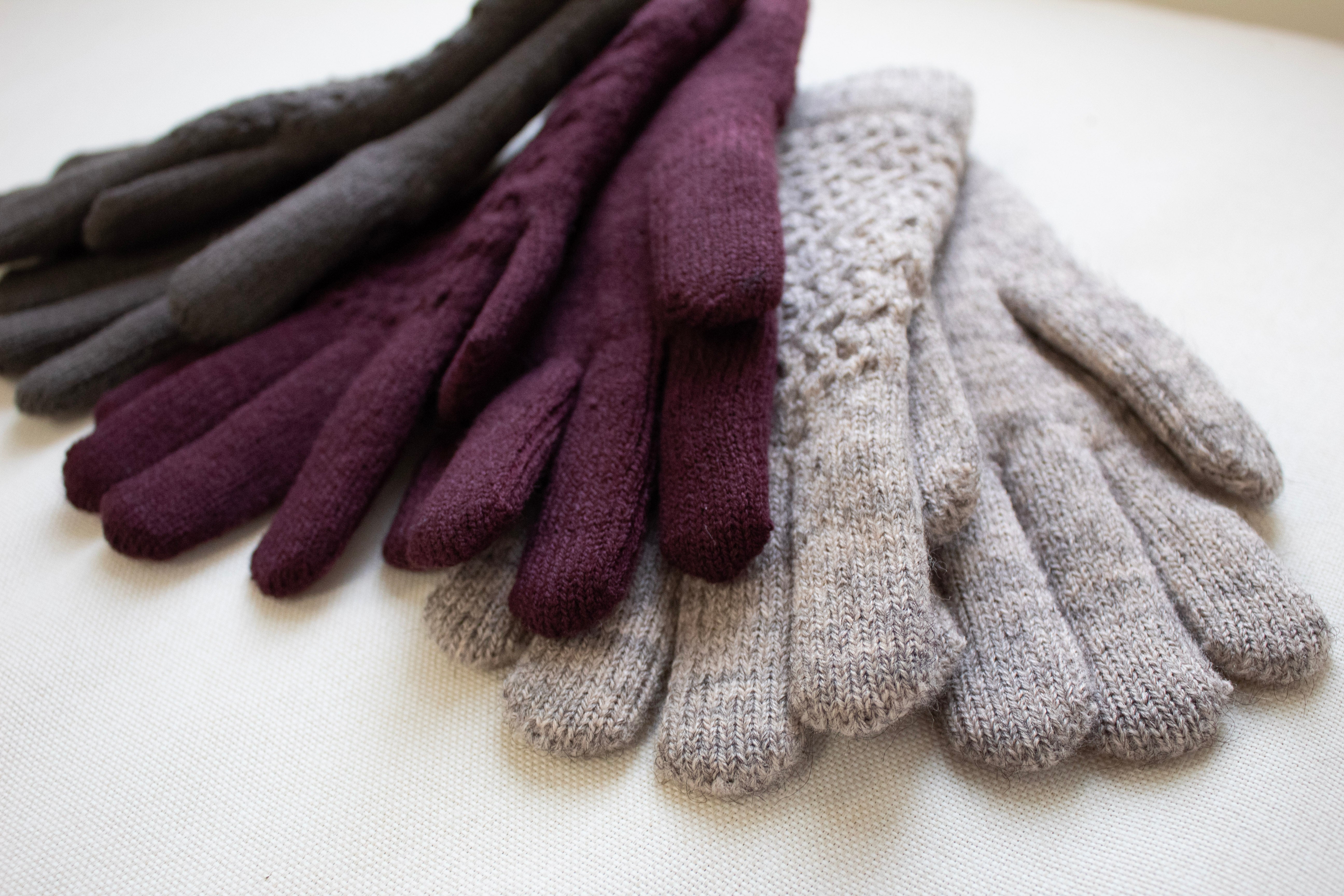 Cable Knit Gloves with Lining-glove- Hometown Style HTS, women's in store and online boutique located in Ingersoll, Ontario