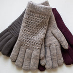 Cable Knit Gloves with Lining-glove- Hometown Style HTS, women's in store and online boutique located in Ingersoll, Ontario