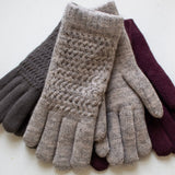 Cable Knit Gloves with Lining-glove- Hometown Style HTS, women's in store and online boutique located in Ingersoll, Ontario